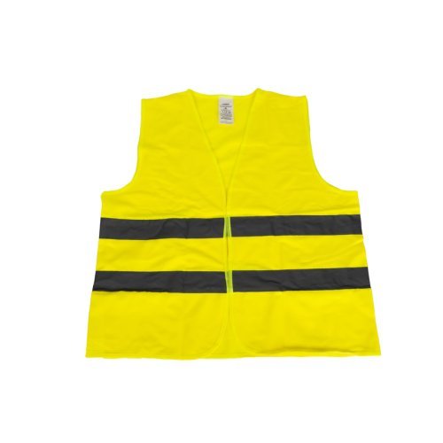 Safety vest set yellow, 2x adults (1xXL/1xXXL) + 2 children