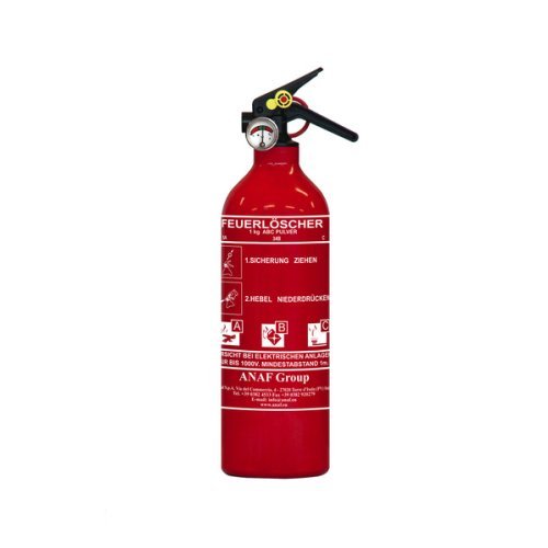 ABC fire extinguisher 1 kg - With pressure gauge