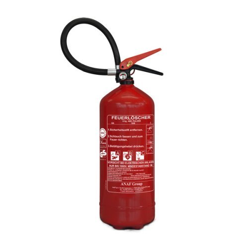 ABC Fire extinguisher with pressure indicator - 6 KG