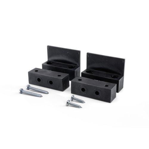 Mounting adapter for radio contacts set of 2, black