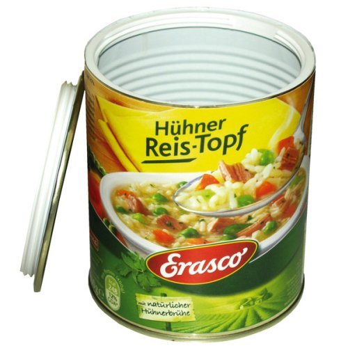 safe, safe, safe deposit, can safe Erasco chicken rice pot