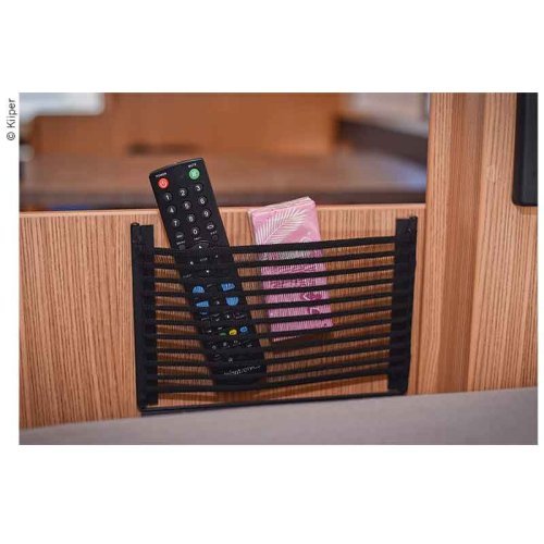 KIIPER-Mini storage net set 2, for 400mm installation width, black lined