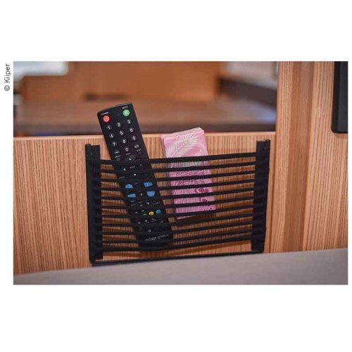 KIIPER-Mini storage net set 3, for 200mm installation width, black lined