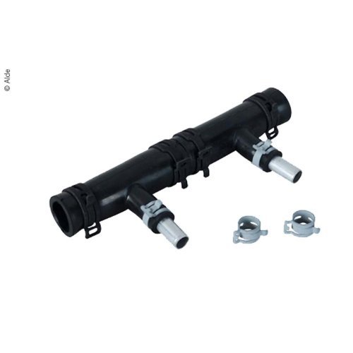 Floor heating connection set
