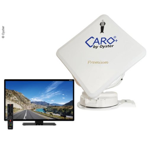 Sat Flat Antenna Caro®+ Premium with 32 "Oyster® TV