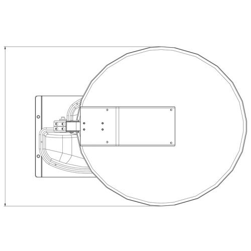 Automatic satellite system Flat-Sat 65 with Astra