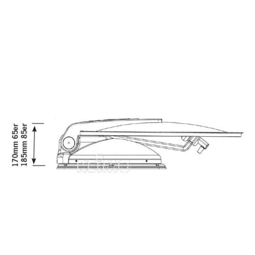 Automatic satellite system Flat-Sat 85 with Astra