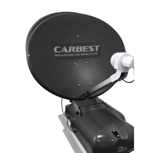 Carbest antenna 60 DO anthracite, 60cm, 2 satelittes + LCD display