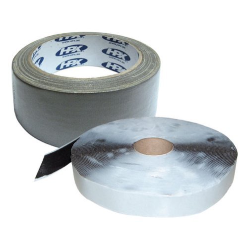 Textile adhesive tape black 10mx50mm