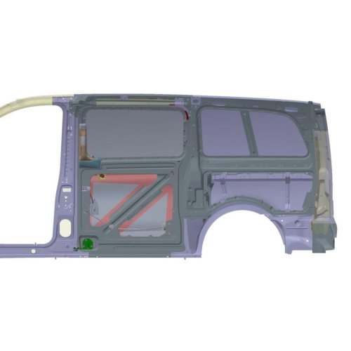 Insulation set Mercedes Vito VS20 (L=5,14m) Combi preassembled