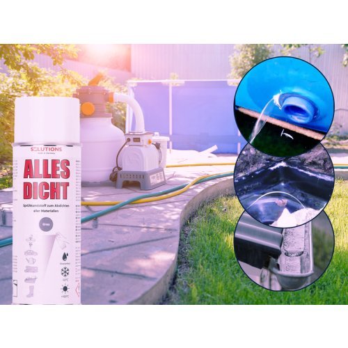 Solutions All Seal spray plastic gray
