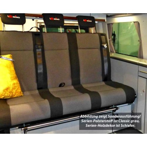 VW T6, VW T5 rock and roll bed Variotech 3000, size 14, design classic grey
