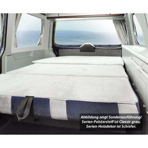 VW T6, VW T5 rock and roll bed Variotech 3000, size 14, design classic grey
