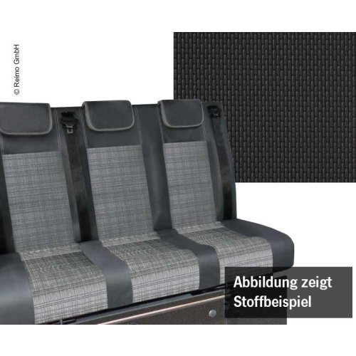 Sleeping bench VW T6.1, CityVan V3000 size 14 3-seater, upholstery Briks 2 coloured