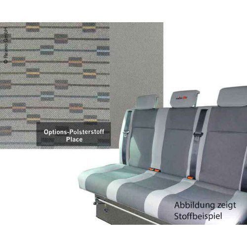 Sleeping bench VW T5 Weekender+ V3000 Gr.14 3-seater,Place 2fbg Right. Heat.