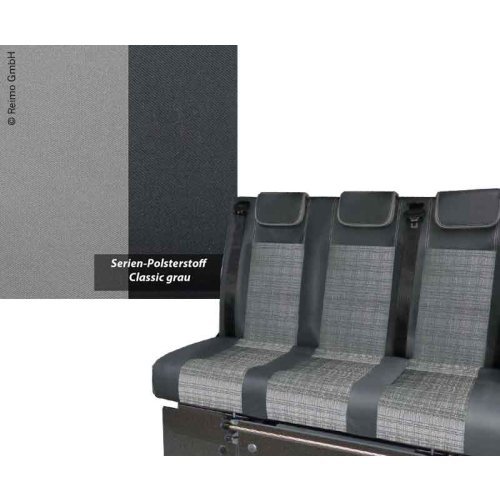 Sleeping bench VW T6/5 Trio Style V3000 Gr.8 3-seater Classic Grey Right hand dr