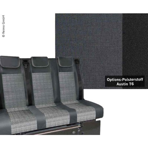 Sleeping bench VW T6 Trio Style V3000 Gr.8 3-seater cushion Austin T6 2 fbg.