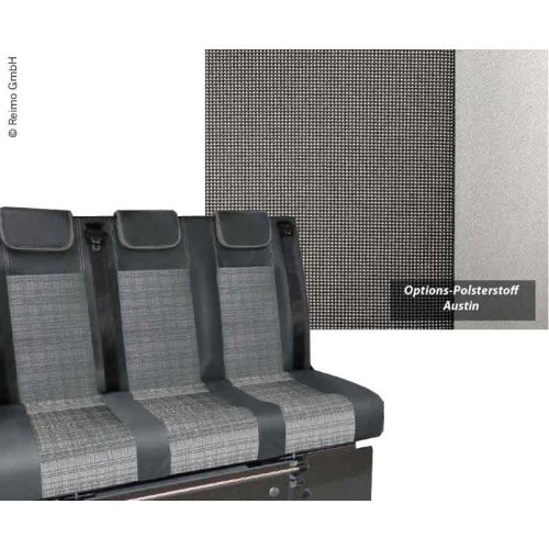 Sleeping bench VW T5 Trio Style V3000 Gr.8 3-seater Austin T5 2fbg.heat exchange