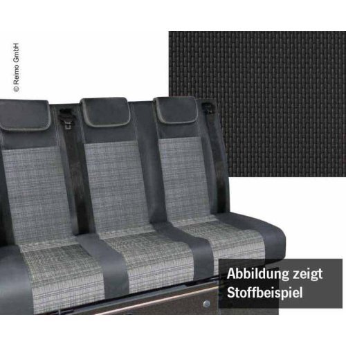 Sleeping bench VW T6 V3000 size 8 3-seater, Briks 2.fbg. right hand drive, heat exchanger.