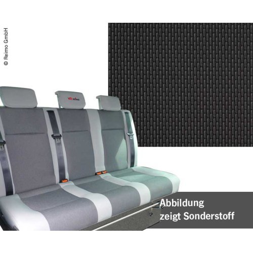 Sleeping bench VW T6.1, V3100 size 10 rigid, 3-seater, upholstery Briks 2 fbg.WÃ¤rmet