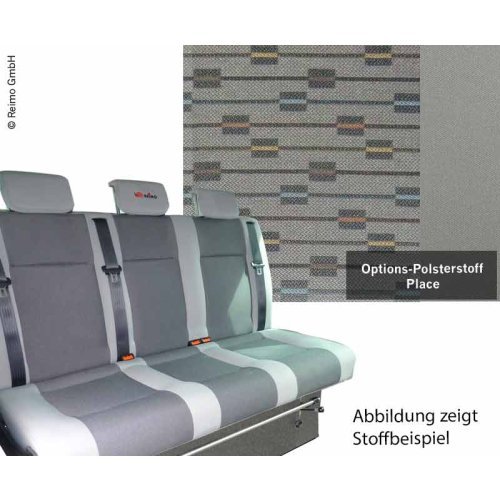 Sleeping bench VWT5 V3100 size 14 rigid, 3-seater, upholstery Place T5 2fbg. heat.