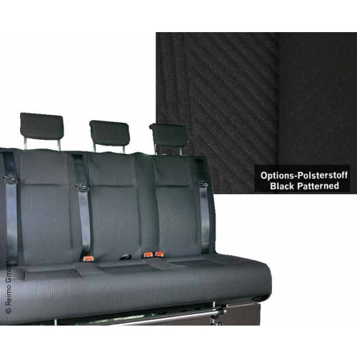 Sleeping bench Renault Trafic,Opel Vivaro,Fiat Talento,V3000 Gr.17 Black Patter