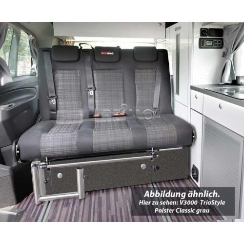 Sleeping bench Merc. Vito LR 2015 V3000 size 8 3-seater, upholstery Tunja 2 colo
