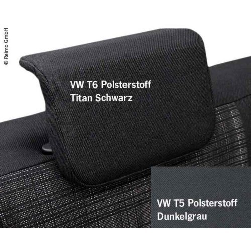 Cover headrest sleep bench V3100 VWT6/5 Surcharge 3 pieces titanium or grey
