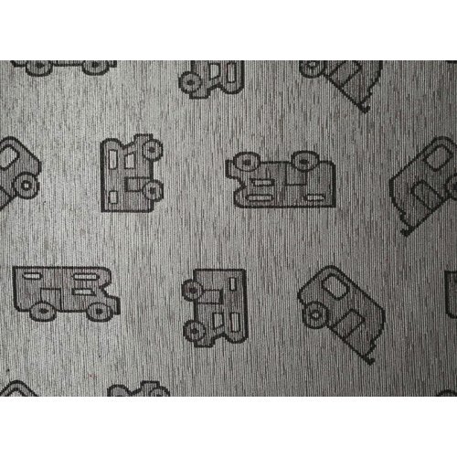 Living room carpet 50x150cm grey, pattern, 45% polyester/55% cotton