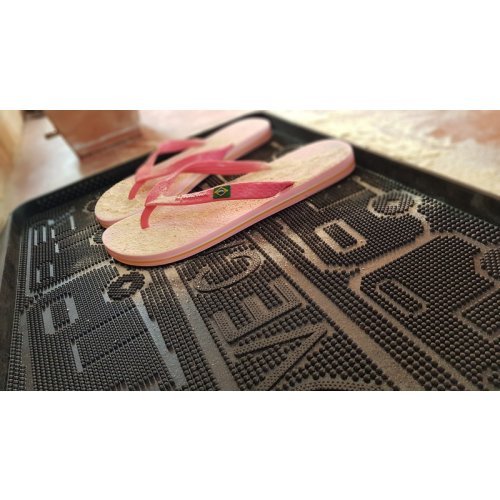 Shoe drip trays rubber, black