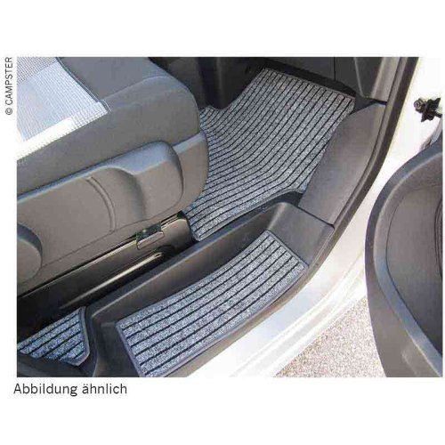 cab carpet entry Citroen Campster, anthracite, 2 pieces