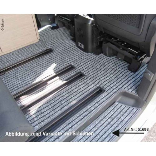 Carpet living room without rails, Citroen Campster, grey