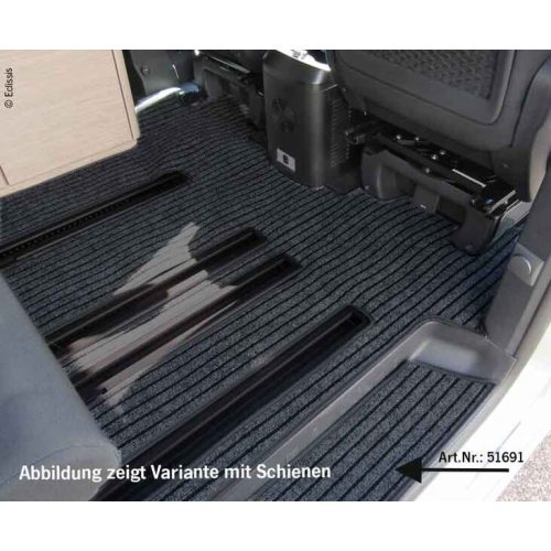 Carpet living room without rails, Citroen Campster, anthracite