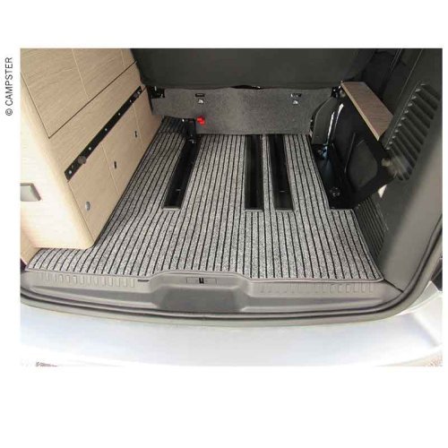 Trunk Carpet with rails, Citroen Campster, grey