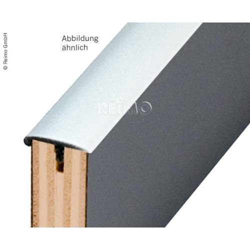 T-edge trim on one side with nose - medium grey