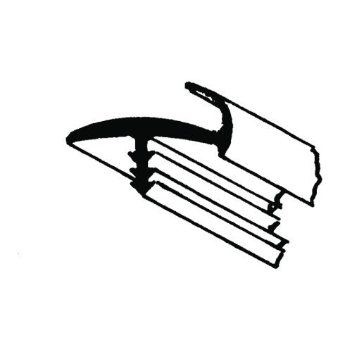 Inner door edging with sealing lip