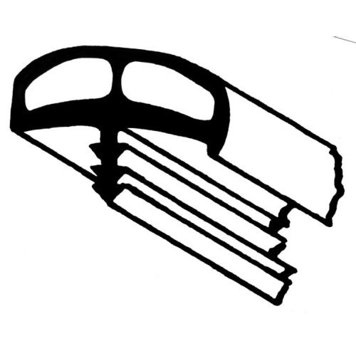 Padded edging silver, 5m packaging