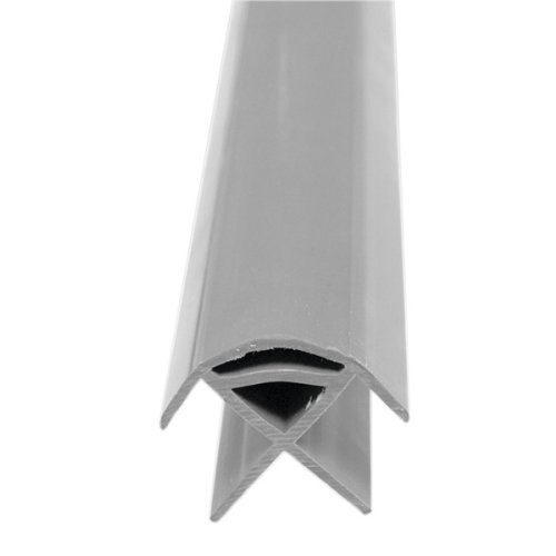 Corner connection profile luxury 2.2 m - medium gray