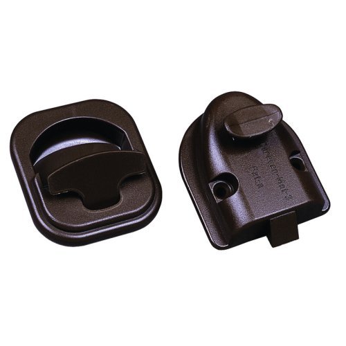 Toilet lock, brown