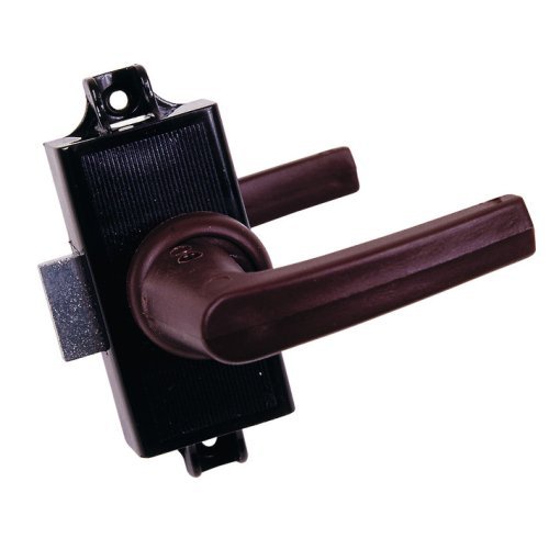 Toilet lock complete, brown