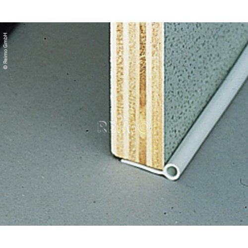 Grey sealing strip, round profile Ø 8 mm, 100 m Roller