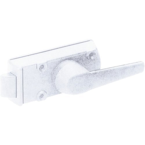 Door lock CARAVAN right, without cylinder and key, white