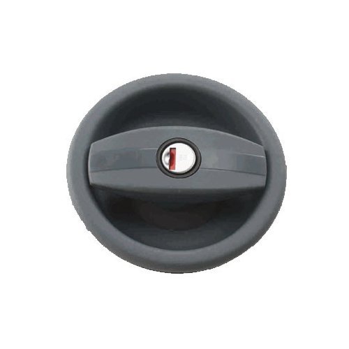 Door lock CARAVAN right, black/black
