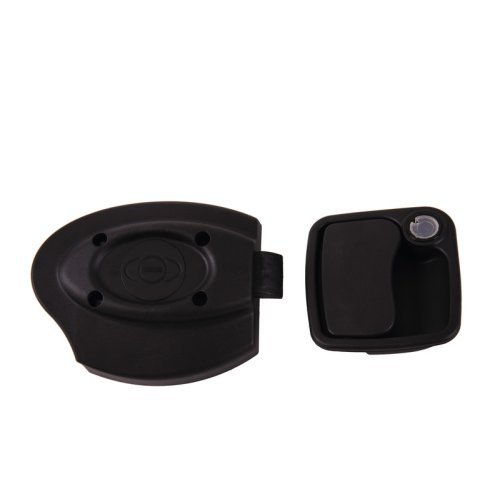 Euro garage lock black without cylinder and key/25mm/