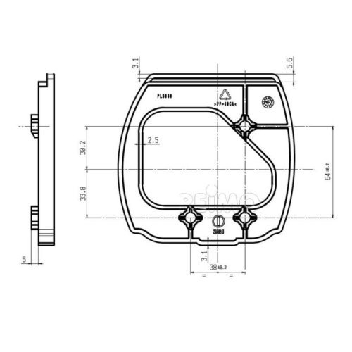 Euro garage accessory 6mm