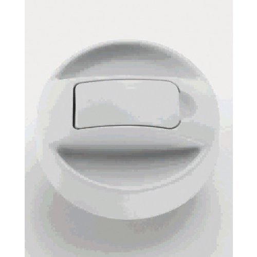 Tank lock with locking flap, white