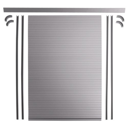 Rolling shutter door complete set - Silver