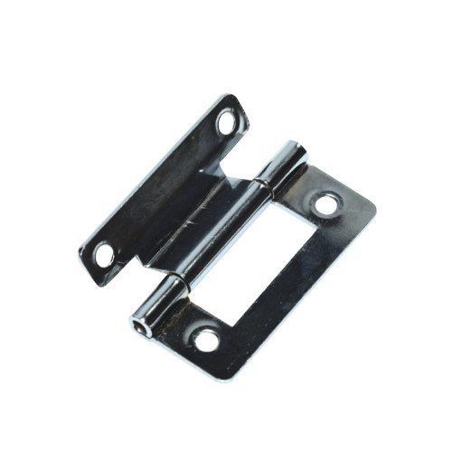 Flap hinge 50mm brass-plated cranked 4 pcs.