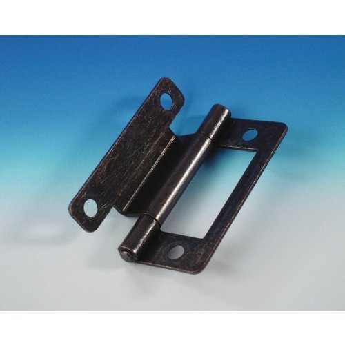 Flap hinge 50mm cranked, nickel plated pack of 4