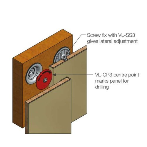 Very Low Panel mounting sockets, 100 pcs.